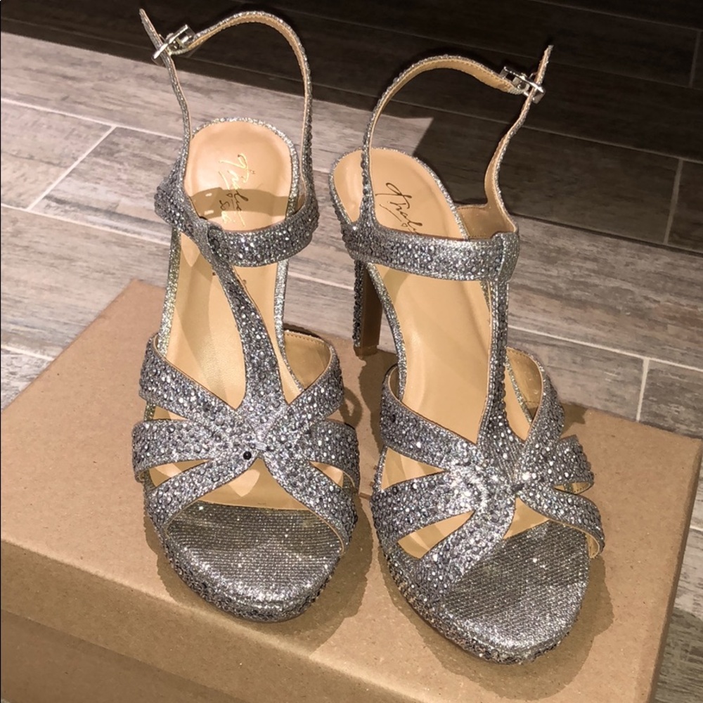 Beautiful Bedazzled Heels ONLY WORN ONCE